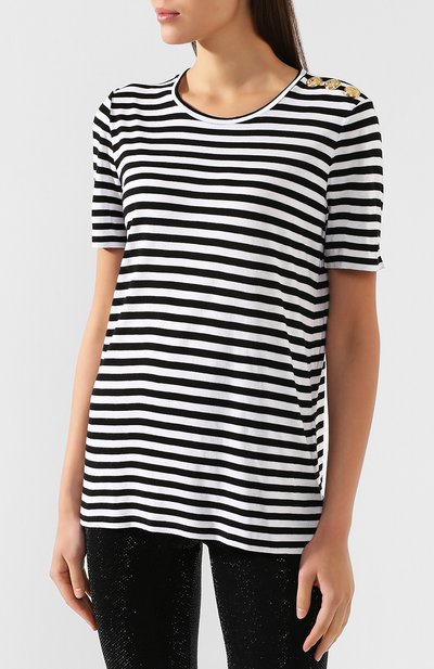 Футболка в полоску BALMAIN, арт. RF11096/V026, фото 3