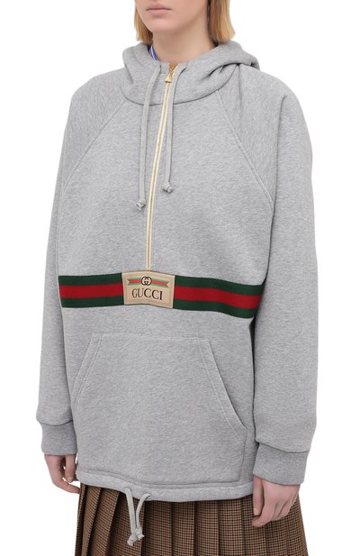 Хлопковое худи GUCCI, арт. 644656/XJC3W, фото 3