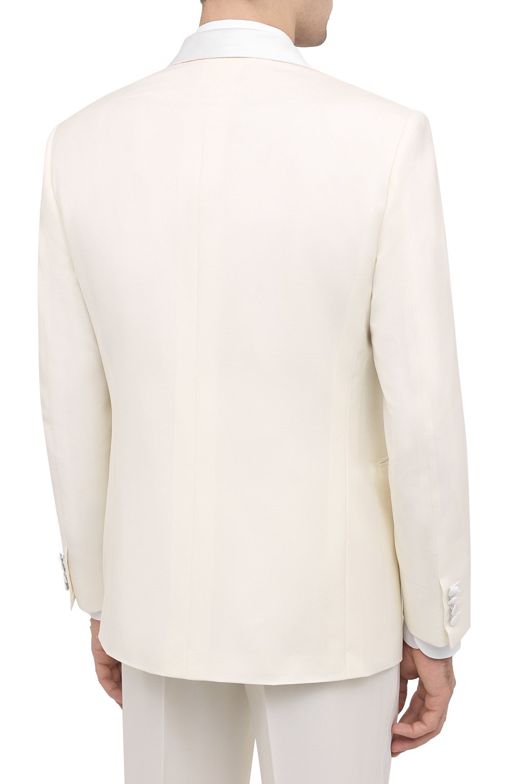 Шерстяной смокинг BRIONI белого цвета по цене 560000 руб., арт. RTI40Q/0ZA14/LISIDE, фото 3 Шерстяной смокинг BRIONI, арт. RTI40Q/0ZA14/LISIDE, фото 3