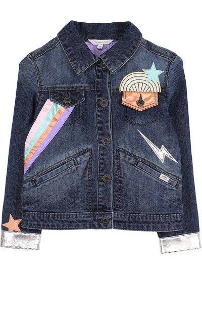 Джинсовая куртка с аппликациями MARC JACOBS (THE), арт. W16086/6A-12A, фото 1