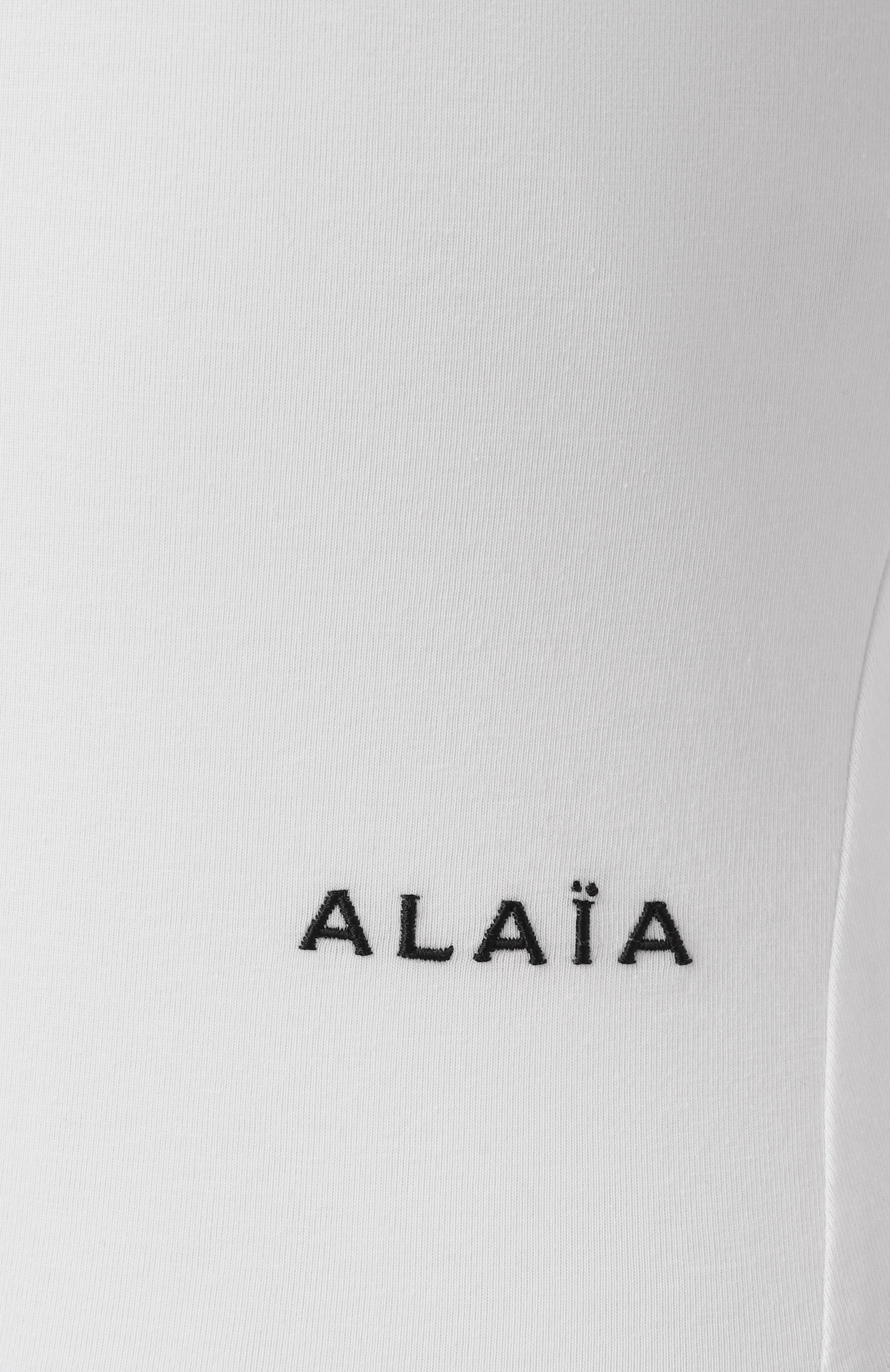 Хлопковое боди ALAIA, арт. AA9B0354J065A, фото 6