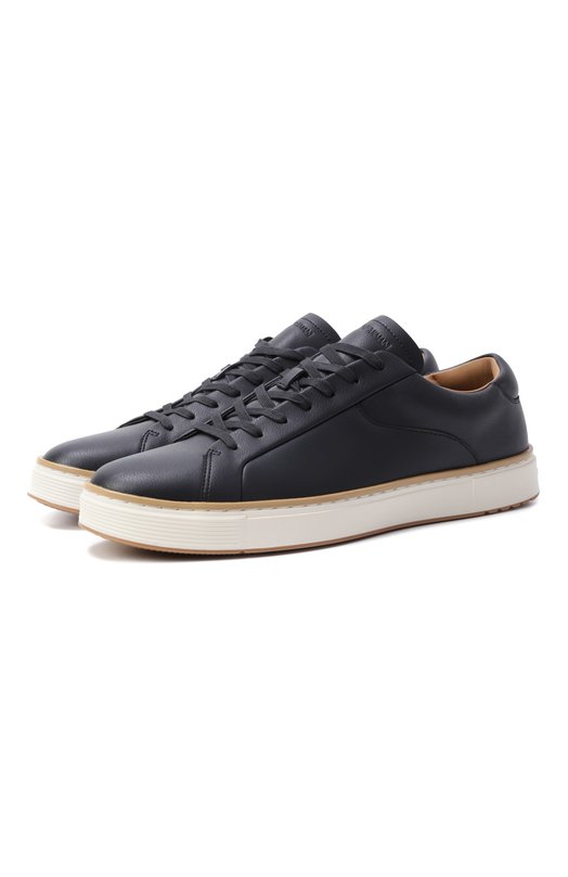 Кожаные кеды Emporio Armani EM003081/AF18228 Синий EM003081/AF18228