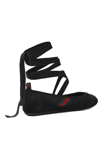 Комбинированные балетки shift  GUCCI, арт. 857964/AAF14, фото 5