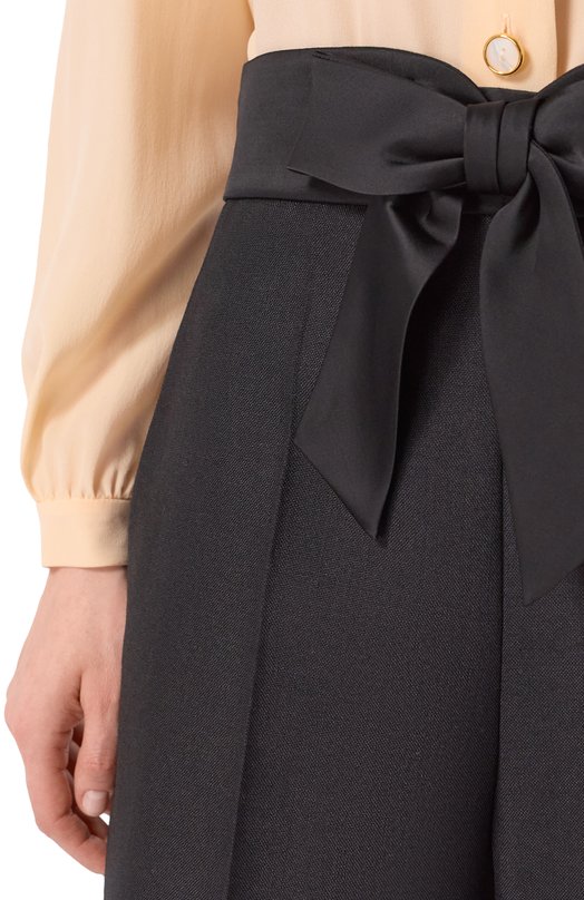 Шерстяные брюки Valentino 8B3RB6Z5/2TS Чёрный  8B3RB6Z5/2TS Фото 5
