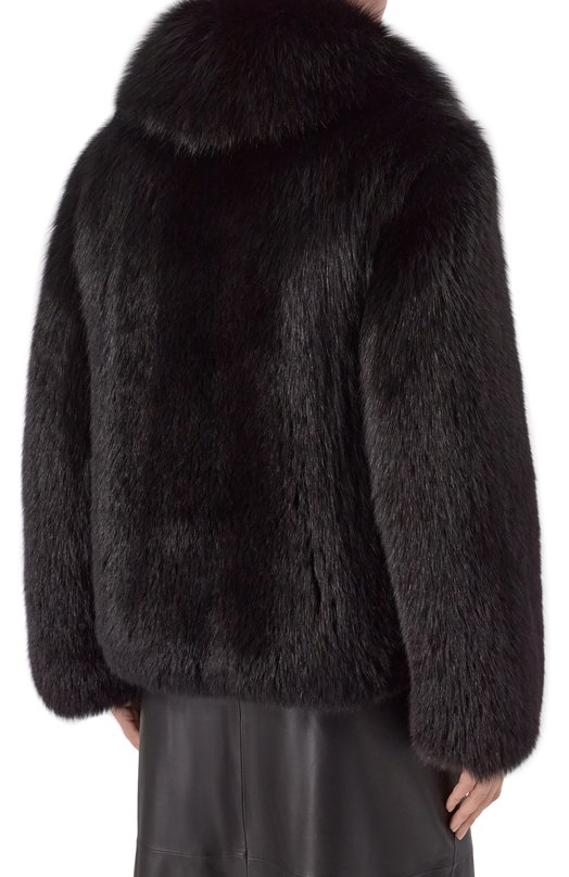 Шуба из песца Русский мех 13.5 AI Чёрный  13.5 AI Фото 4