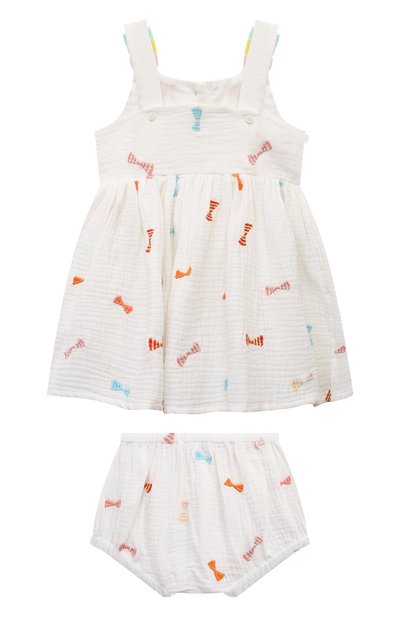 Комплект из платья и шорт STELLA MCCARTNEY молочного цвета по цене 10850 руб., арт. TU1232, фото 2 Комплект из платья и шорт STELLA MCCARTNEY, арт. TU1232, фото 2