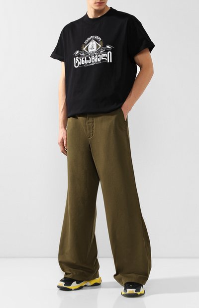Хлопковые брюки BALENCIAGA, арт. 556700/TCP02, фото 2