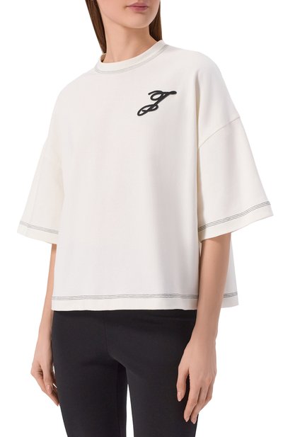 Хлопковая футболка JACQUEMUS, арт. 26ETSW00580/AJ00226, фото 3