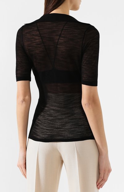 Топ из вискозы JACQUEMUS черного цвета по цене 35950 руб., арт. 191KN19/36990, фото 4 Топ из вискозы JACQUEMUS, арт. 191KN19/36990, фото 4