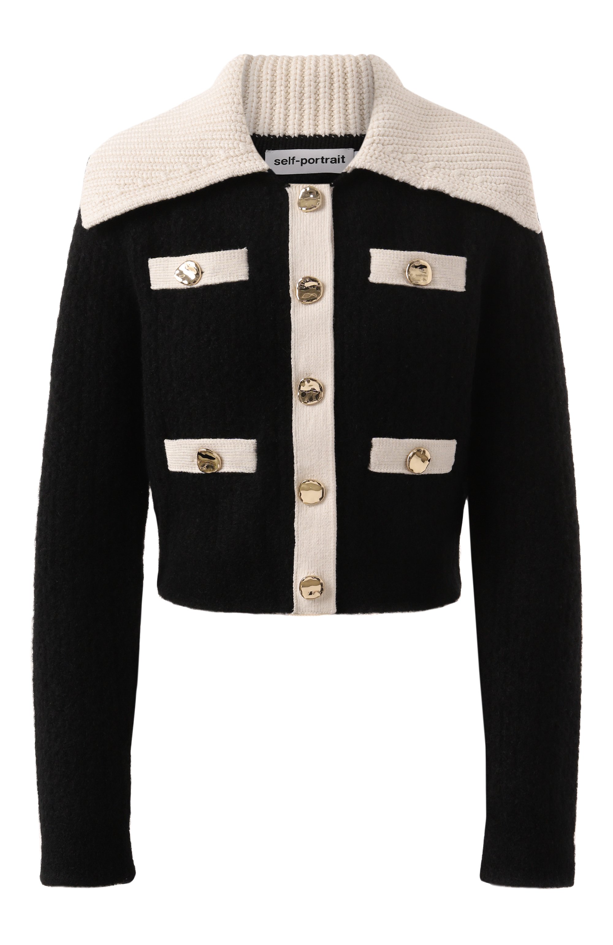 Шерстяной кардиган SELF-PORTRAIT, арт. AW24-074C-B, фото 1