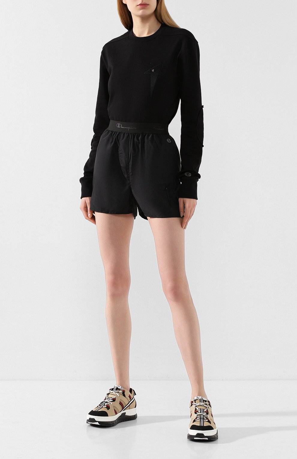 Хлопковый свитшот rick owens x champion RICK OWENS, арт. CW20S0008/113639, фото 2