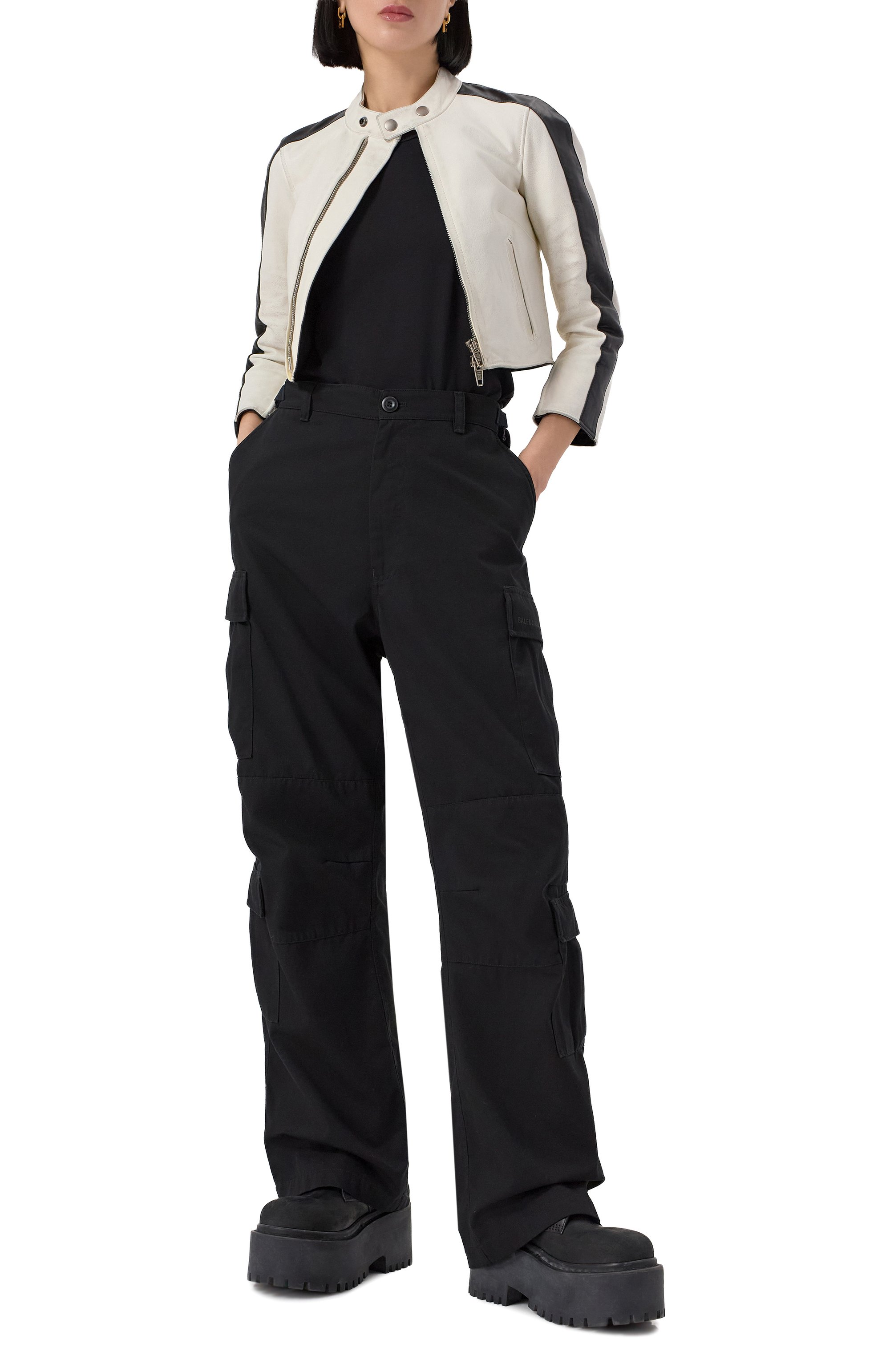 Кожаная куртка BALENCIAGA, арт. 747076/T0S08, фото 2