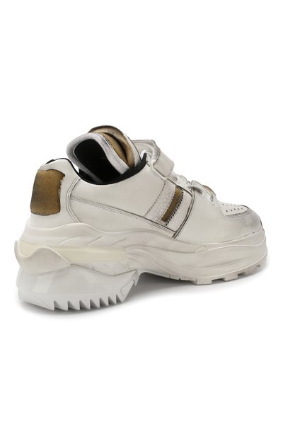 Кожаные кроссовки retro fit MAISON MARGIELA, арт. S37WS0465/P2082, фото 4