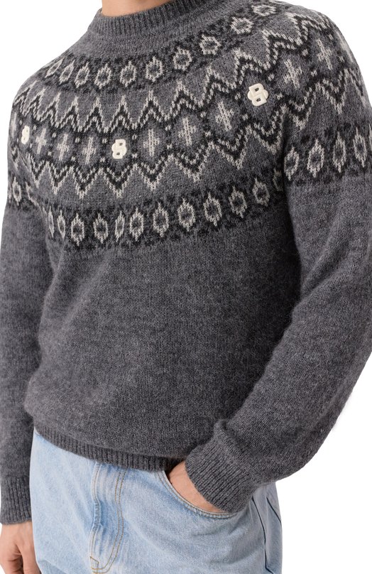 Свитер BOSS 50550013 Серый  50550013 Фото 5