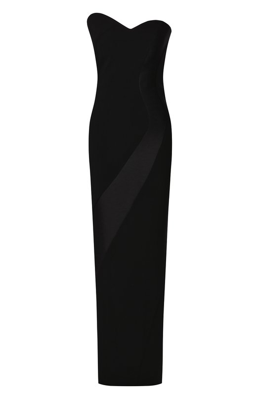 

Платье-макси Brandon Maxwell, Чёрный