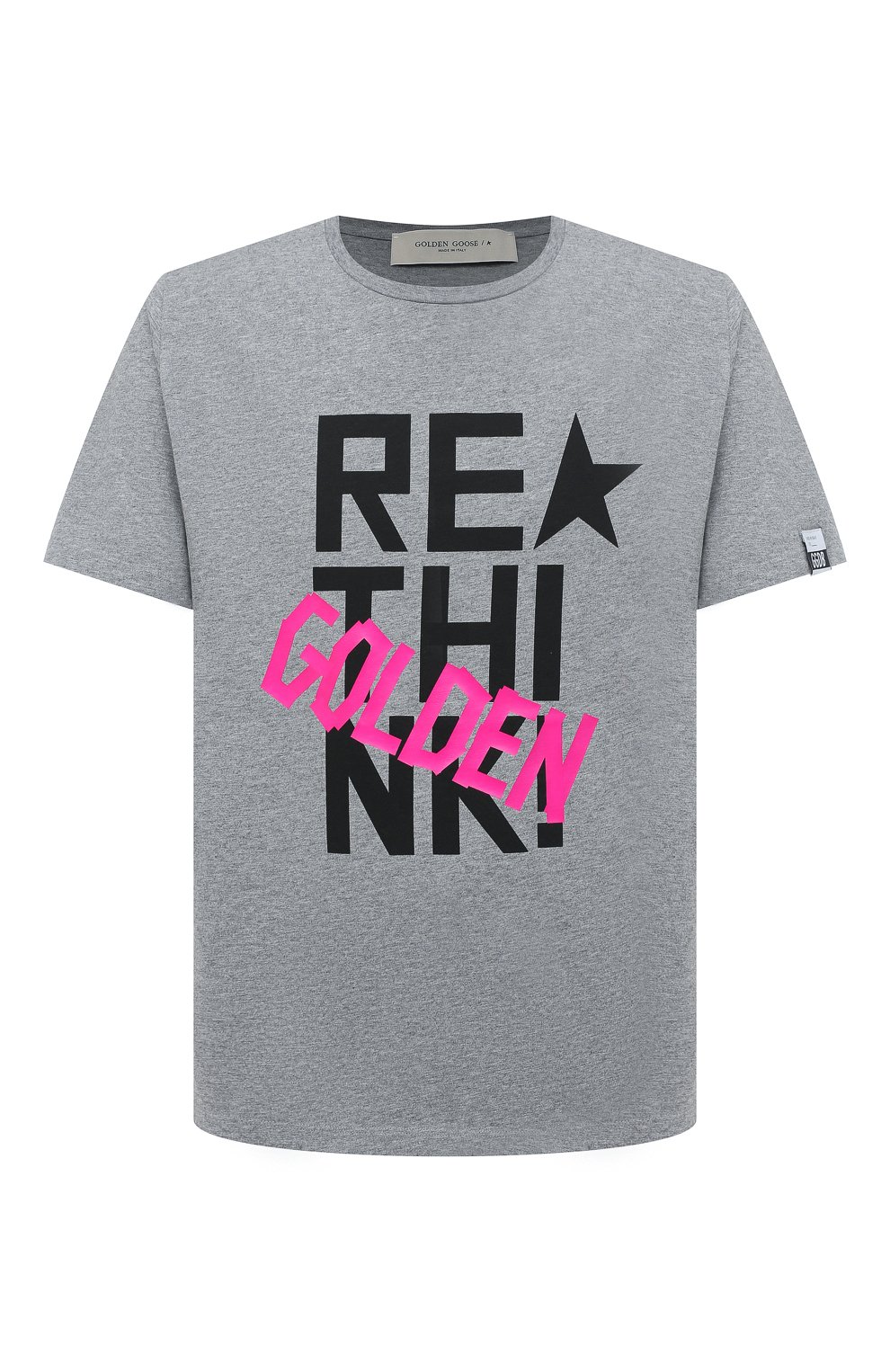 Хлопковая футболка GOLDEN GOOSE DELUXE BRAND, арт. GWP00753.P000425, фото 1