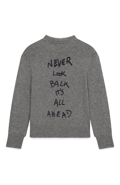 Свитер из шерсти и вискозы MSGM KIDS, арт. F6MSJUJP189, фото 2