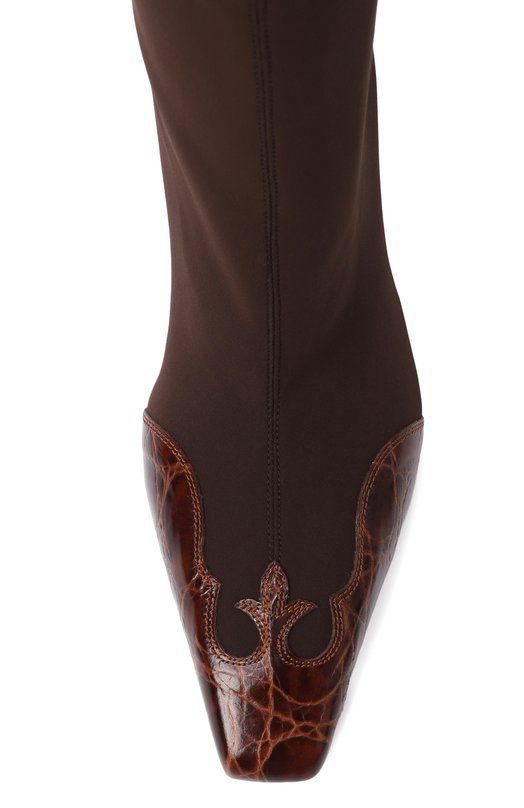 Текстильные ботильоны Belle Western 100 Paris Texas PX1563/XC0MI Коричневый  PX1563/XC0MI Фото 6