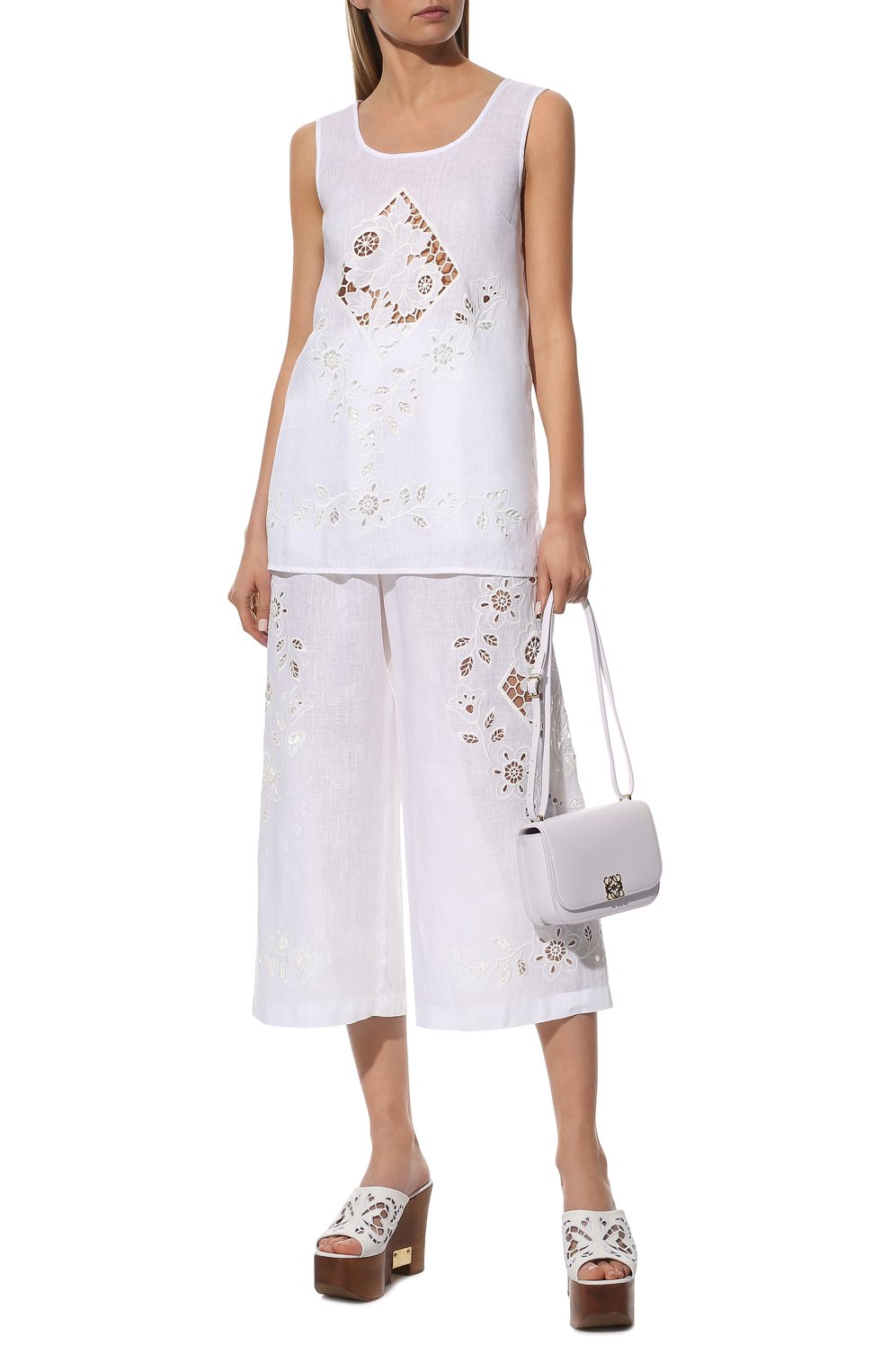 Льняные кюлоты DOLCE & GABBANA, арт. FTCC7Z/GDAFU, фото 2