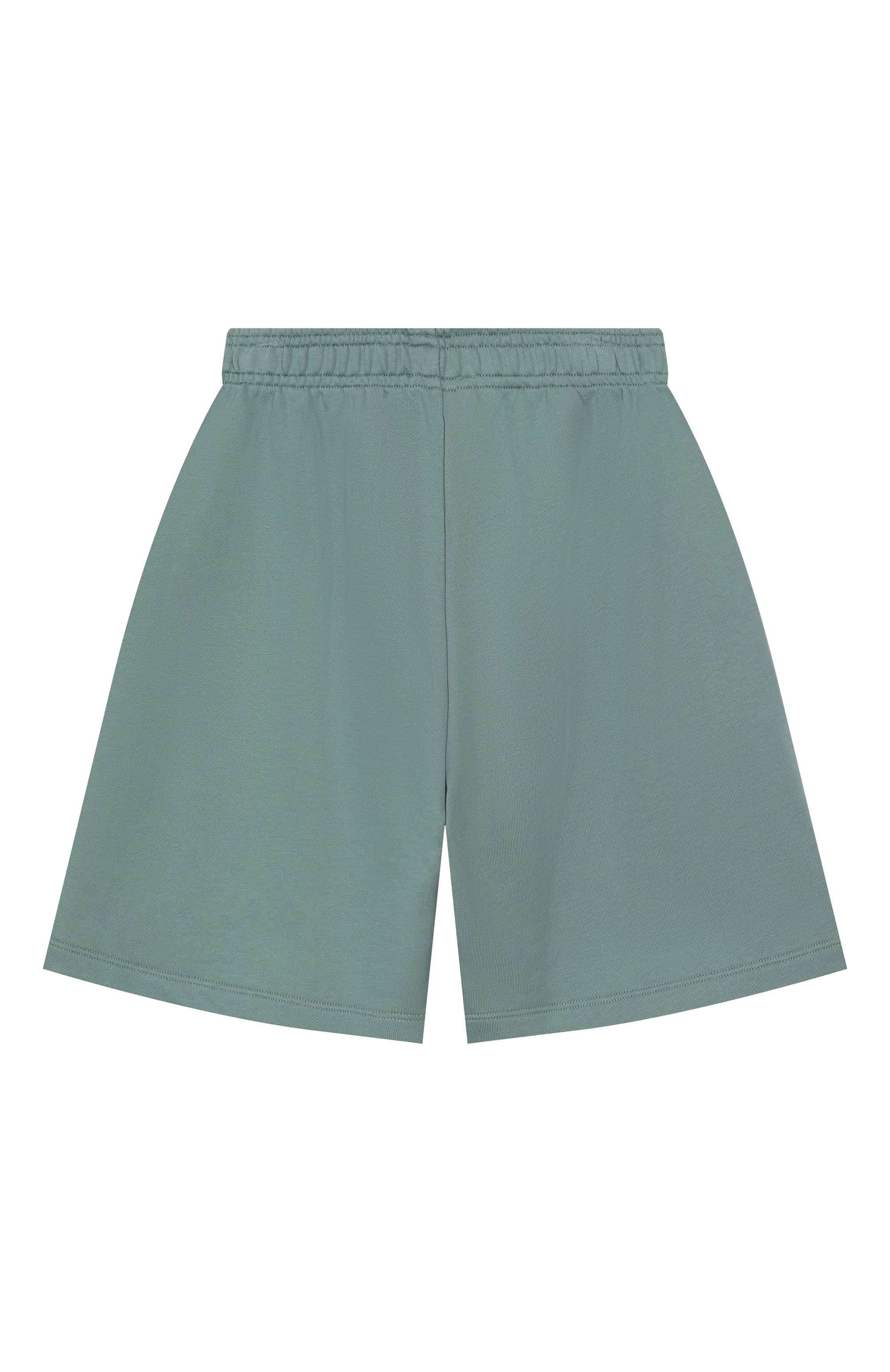 Хлопковые шорты VERSACE зеленого цвета по цене 25550 руб., арт. 1018411/1A13050/8A-14A, фото 2 Хлопковые шорты VERSACE, арт. 1018411/1A13050/8A-14A, фото 2