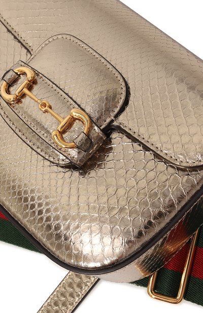 Сумка 1955 horsebit из кожи питона GUCCI, арт. 677266 E1DFG, фото 3