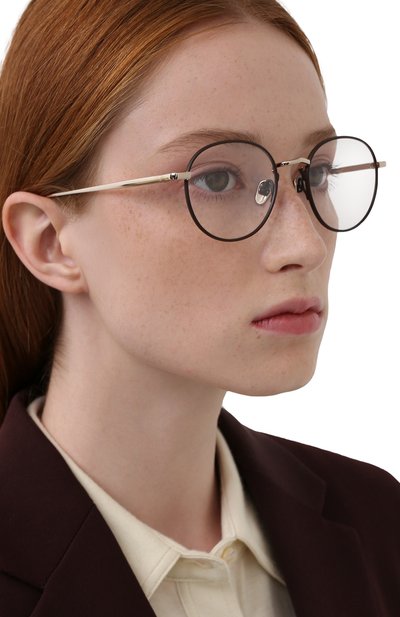 Оправа LINDA FARROW черного цвета по цене 64700 руб., арт. LFL1230C4 0PT, фото 2 Оправа LINDA FARROW, арт. LFL1230C4 0PT, фото 2