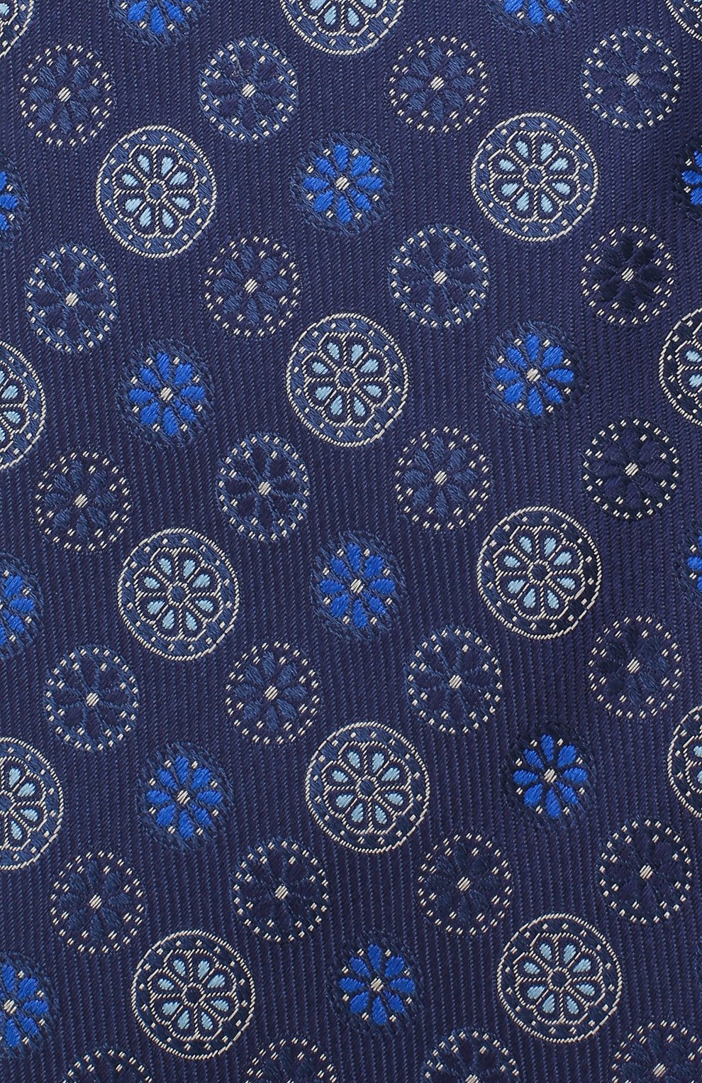 Шелковый галстук CANALI синего цвета по цене 11500 руб., арт. 18/HJ02858, фото 3 Шелковый галстук CANALI, арт. 18/HJ02858, фото 3