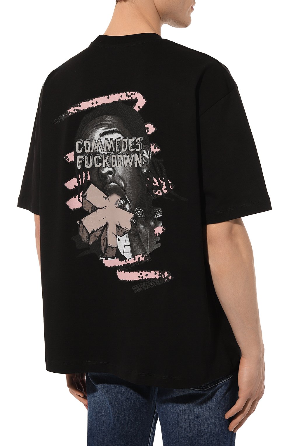 Хлопковая футболка COMME DES FUCKDOWN, арт. CFABM01366, фото 4
