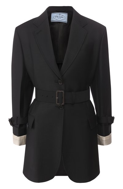 Женский шерстяной жакет PRADA, арт. P500IH-G54-F0008