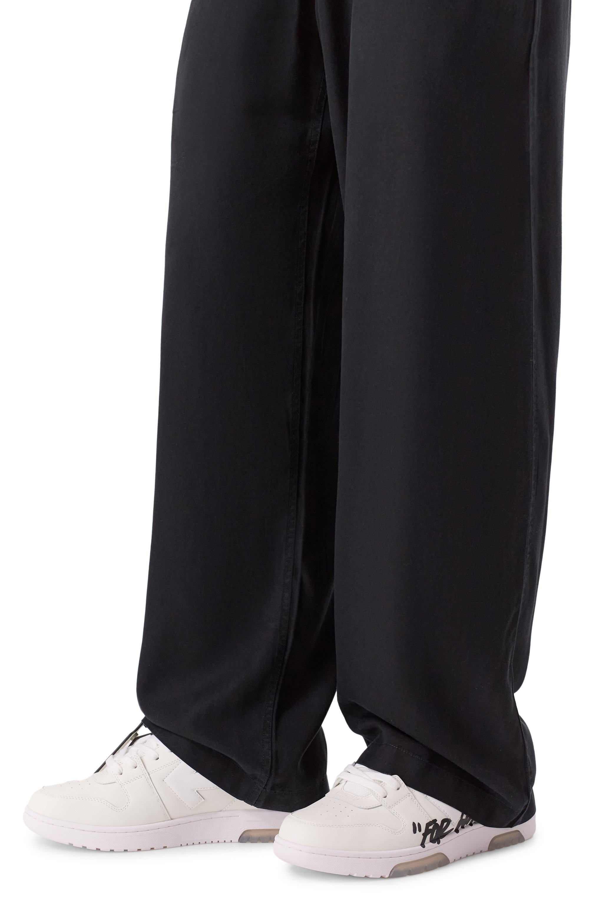 Кожаные кеды out of office OFF-WHITE, арт. 0MIA189C99LEA01A, фото 3