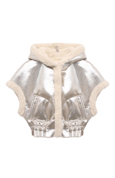 Жилет MONNALISA золотого цвета по цене 23950 руб., арт. 19D103, фото 1 Жилет MONNALISA, арт. 19D103, фото 1