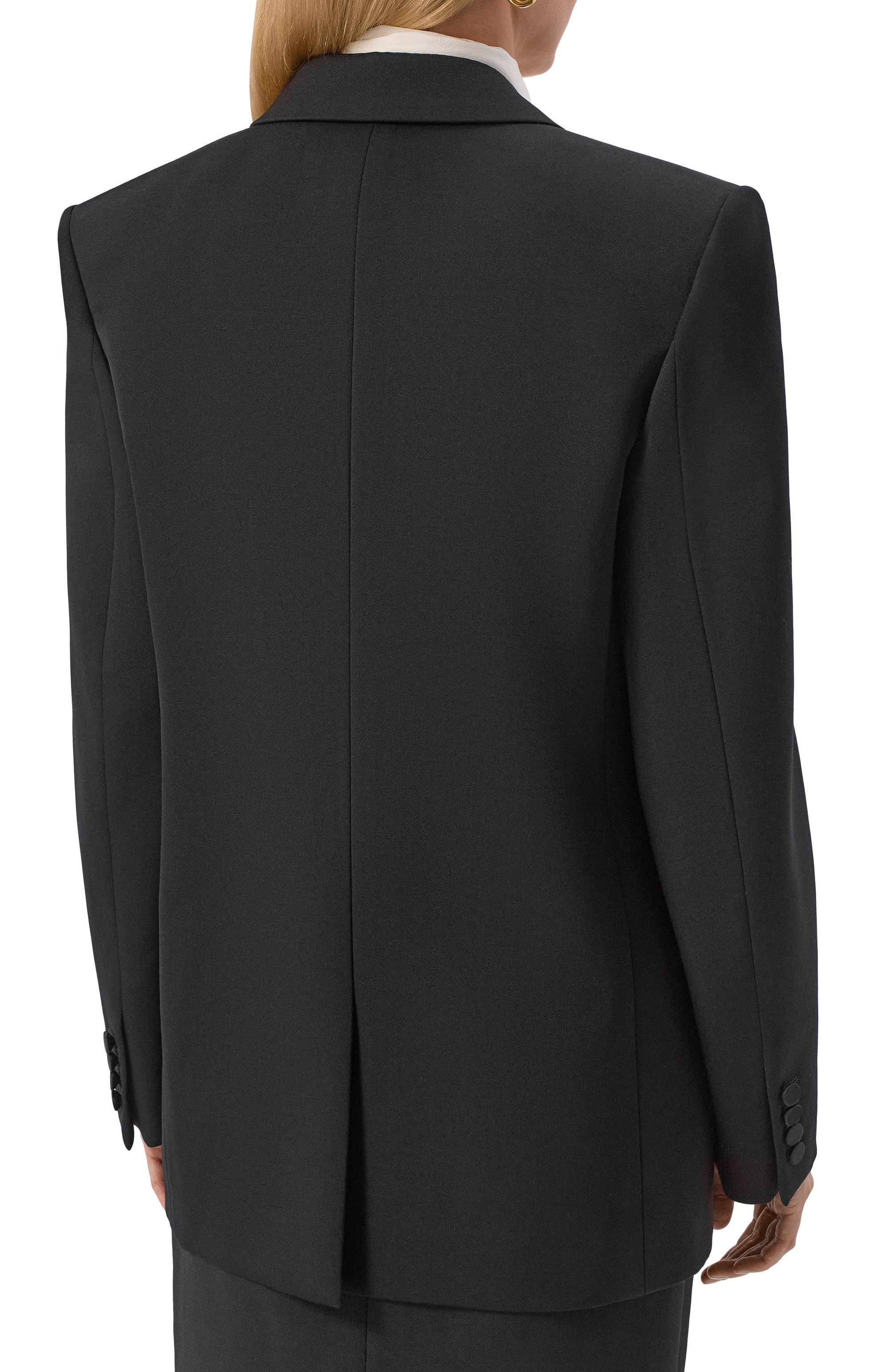 Шерстяной жакет SAINT LAURENT, арт. 837658/Y7E63, фото 4