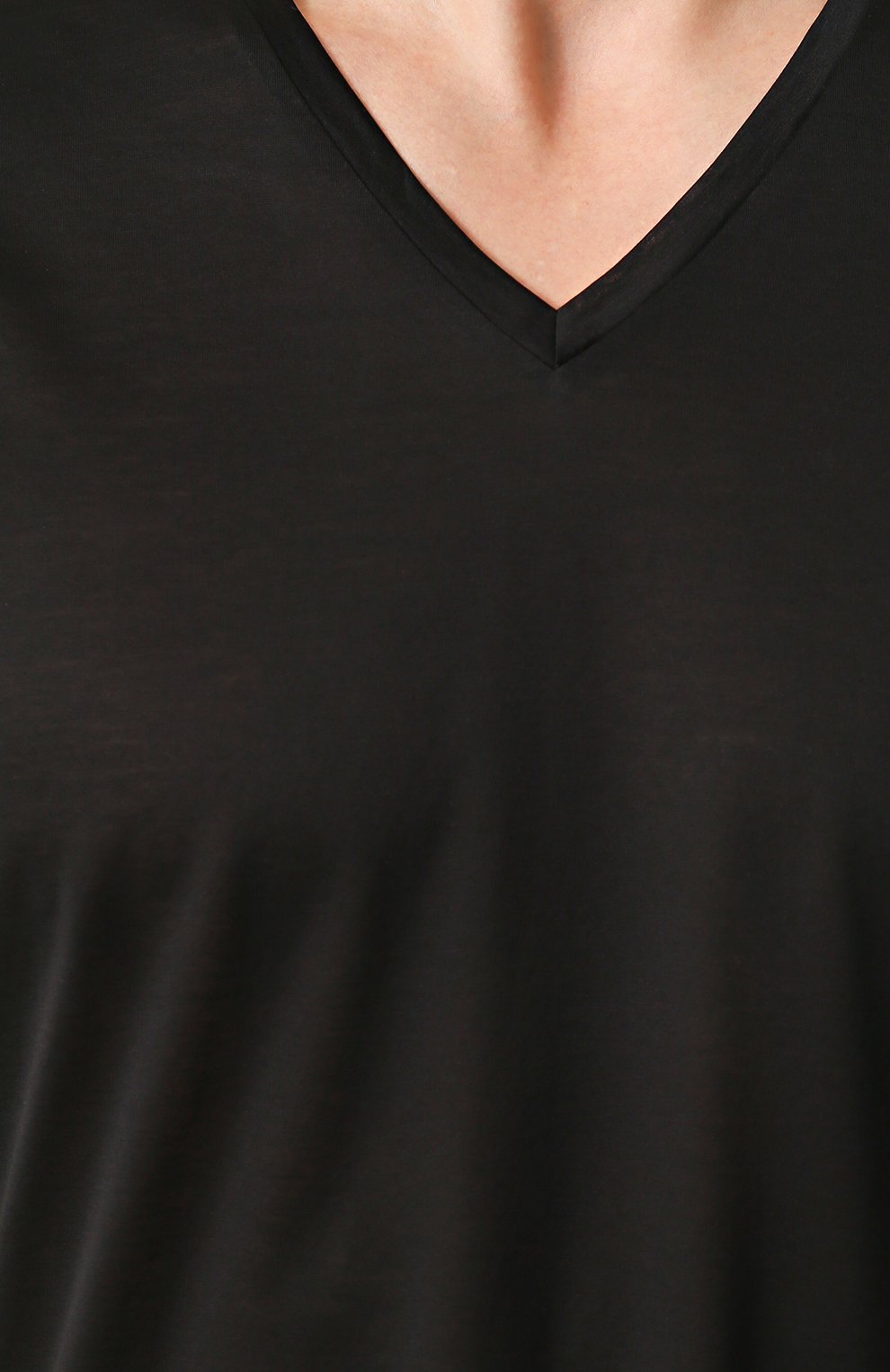 Хлопковая футболка с v-образным вырезом LA PERLA, арт. 0020152, фото 5