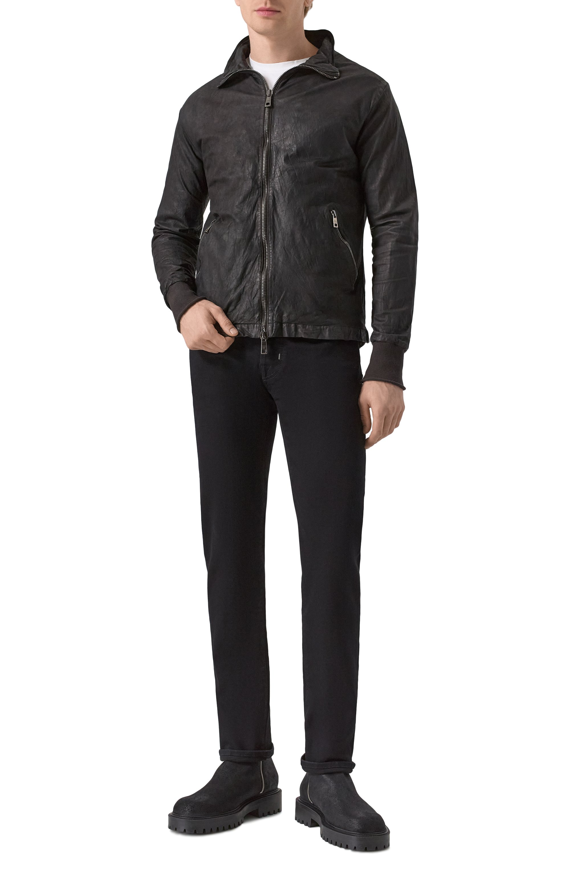 Кожаная куртка GIORGIO BRATO, арт. GU25S24095NAPSTM, фото 2