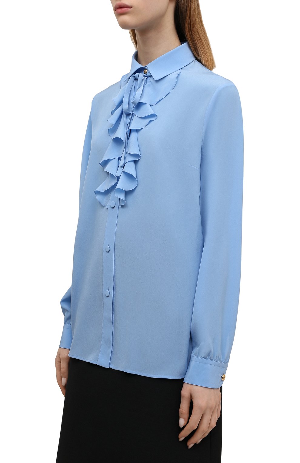 Шелковая блузка GUCCI, арт. 664393/ZAA0G, фото 3