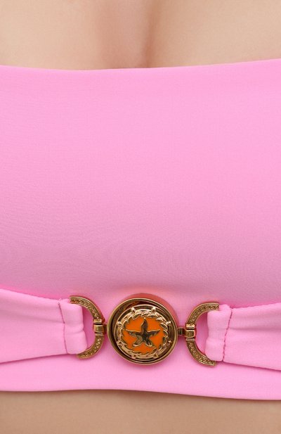 Бра-топ VERSACE розового цвета по цене 49950 руб., арт. A88971/A101049, фото 5 Бра-топ VERSACE, арт. A88971/A101049, фото 5