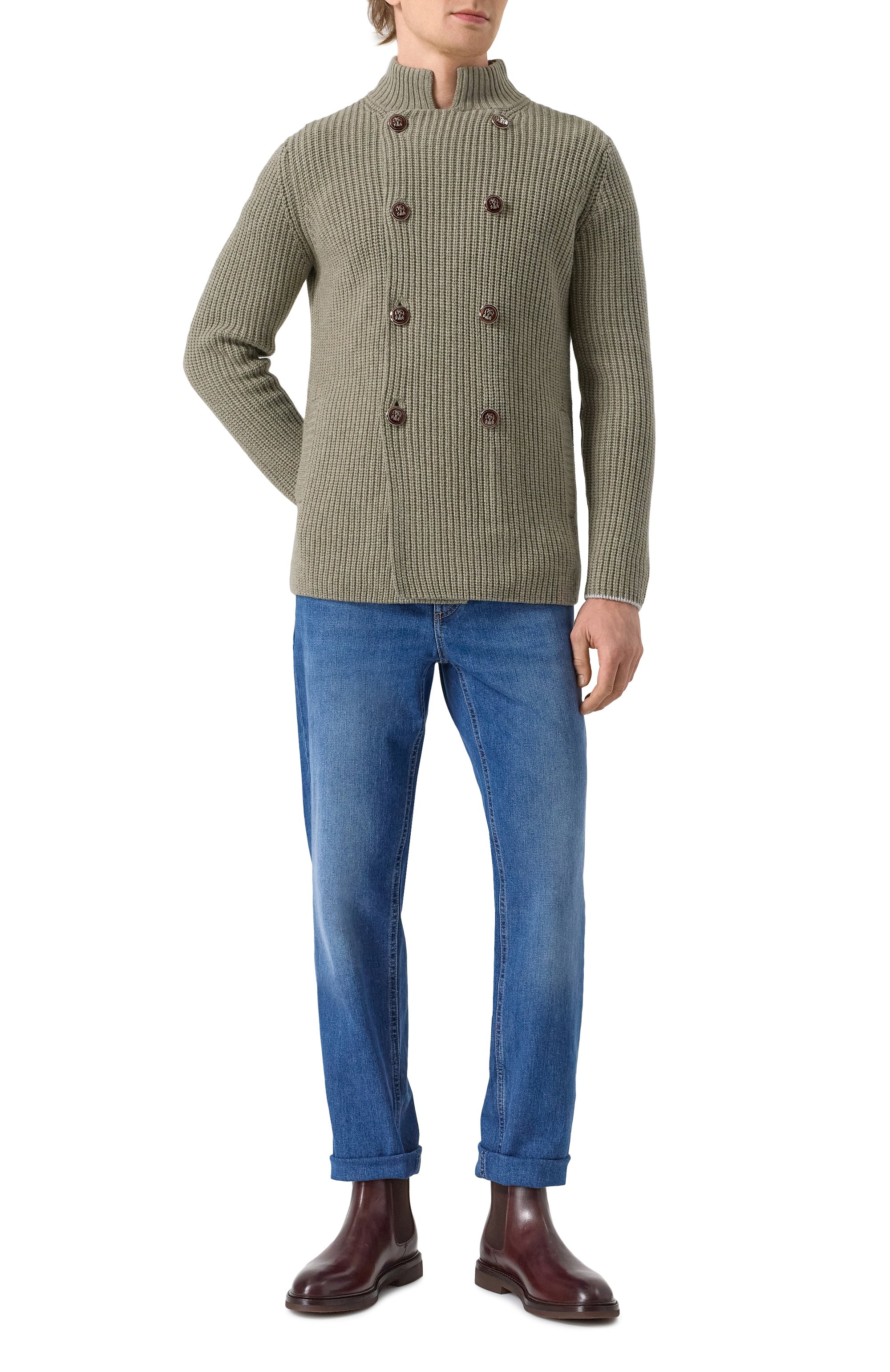 Кардиган из шерсти и кашемира BRUNELLO CUCINELLI, арт. M3655501, фото 2