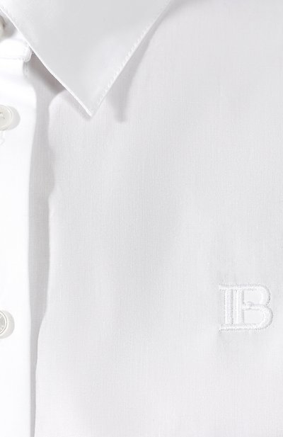 Хлопковая рубашка BALMAIN, арт. SF02003/T006, фото 5