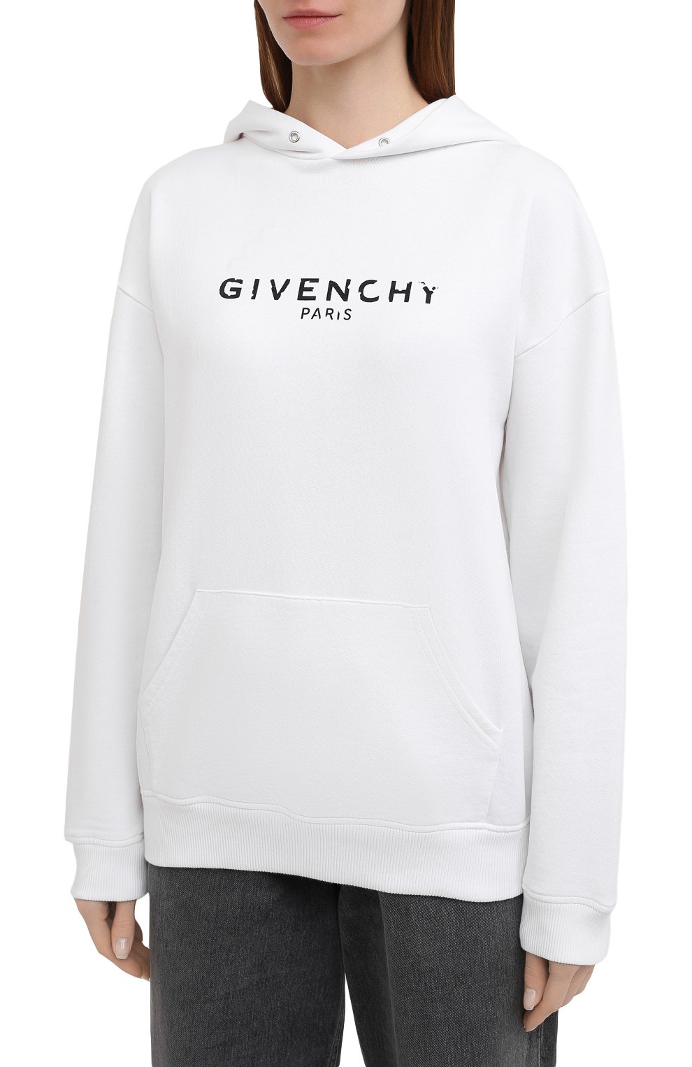 Хлопковое худи GIVENCHY, арт. BWJ01C3Z0Y, фото 3