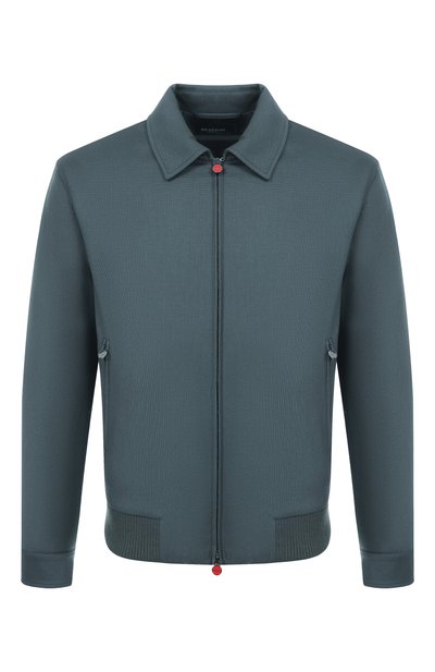 Мужской бомбер из шерсти и кашемира KITON, арт. UW2233V0426H01