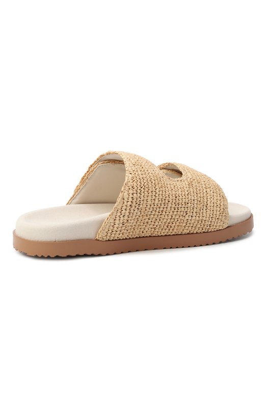 Шлепанцы Summer Lovers из рафии Dsquared2 FSM0083 Бежевый  FSM0083 Фото 5