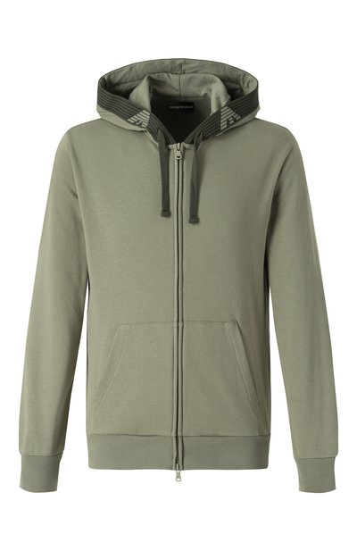 Мужской хлопковая толстовка EMPORIO ARMANI, арт. EM000523/AF10781
