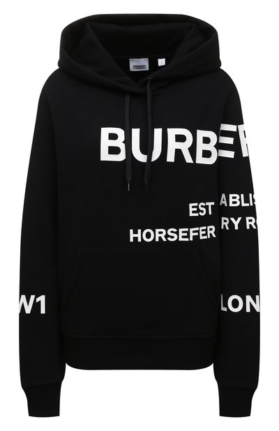Женский хлопковое худи BURBERRY, арт. 8040767