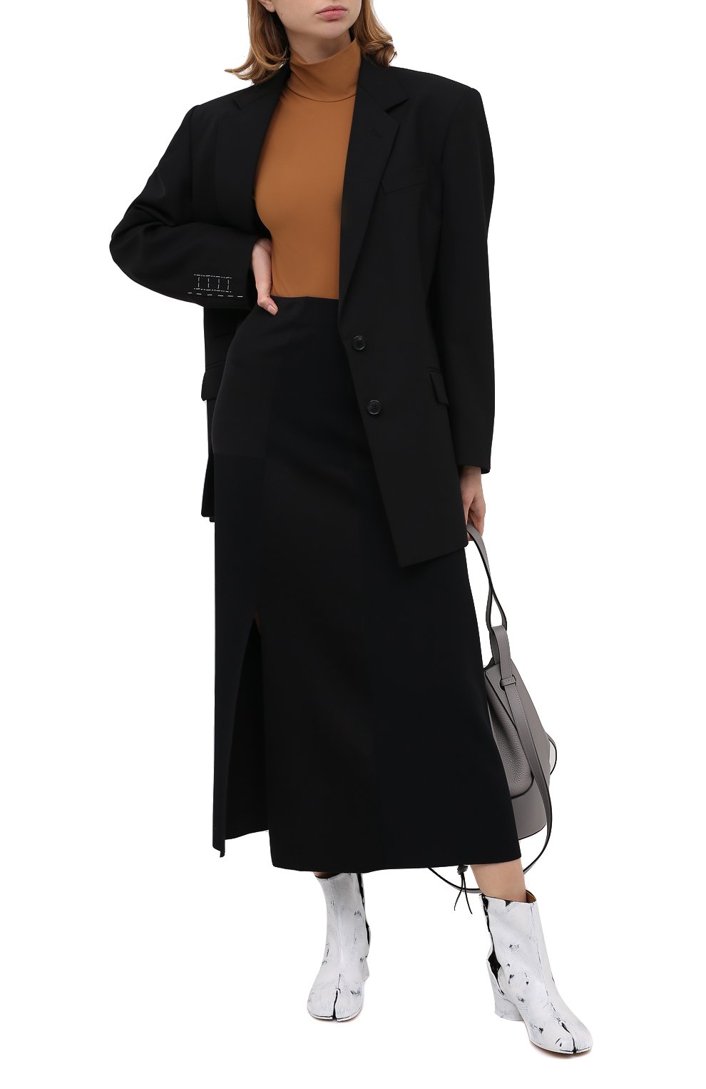 Боди MAISON MARGIELA бежевого цвета по цене 35250 руб., арт. S51NA0067/S20518, фото 2 Боди MAISON MARGIELA, арт. S51NA0067/S20518, фото 2