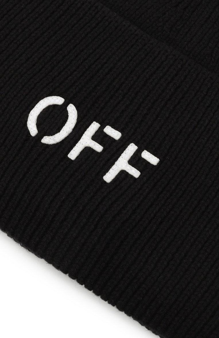 Шапка из хлопка и шерсти OFF-WHITE, арт. 0MLC030F23KNI001, фото 1