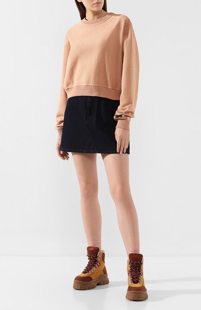 Хлопковый свитшот reebok x victoria beckham REEBOK, арт. FQ7920, фото 2