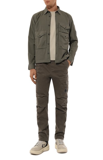 Хлопковая рубашка C.P. COMPANY, арт. 17CM0S126A110143G, фото 2