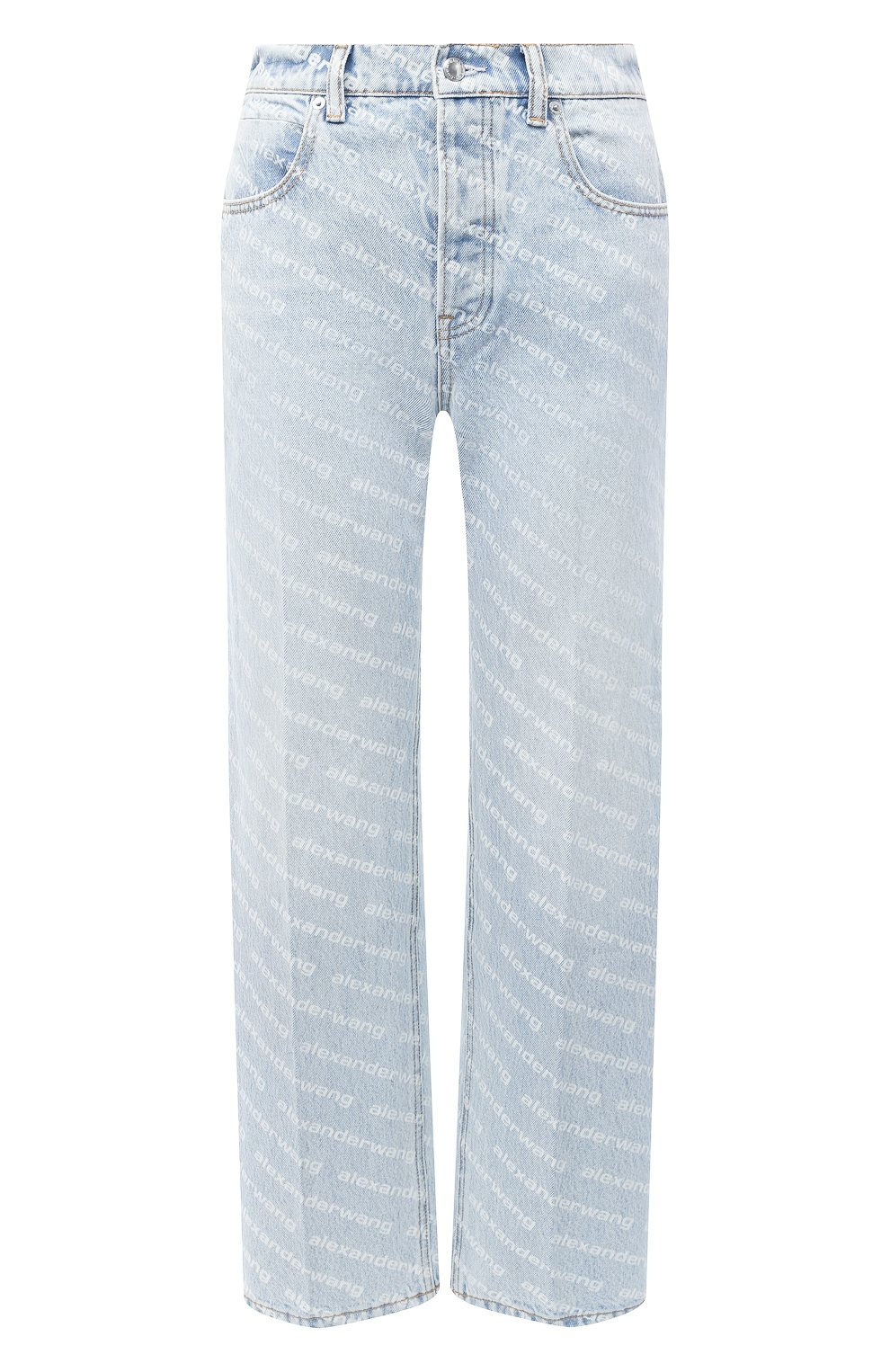Джинсы ALEXANDER WANG голубого цвета по цене 36800 руб., арт. 4DC2204717, фото 1 Джинсы ALEXANDER WANG, арт. 4DC2204717, фото 1