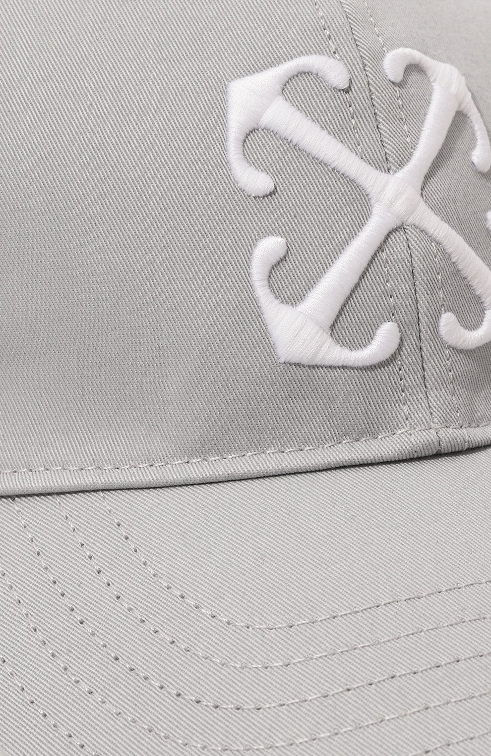 Хлопковая бейсболка OFF-WHITE, арт. 0MLB052S24FAB006, фото 4