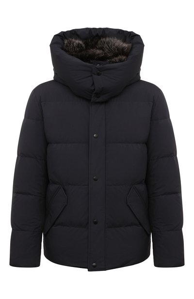 Мужская пуховик с отделкой из меха песца YVES SALOMON, арт. 25WHV01370K26G